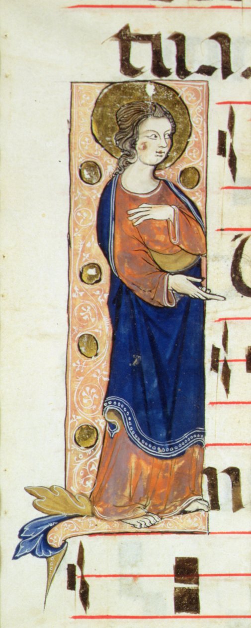 En apostel, muligens St. Johannes, ca. 1320 av French School
