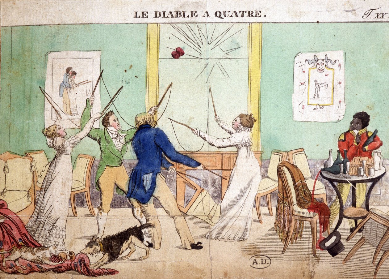 Ancient Games: The Four Devil (Diabolo) av French School