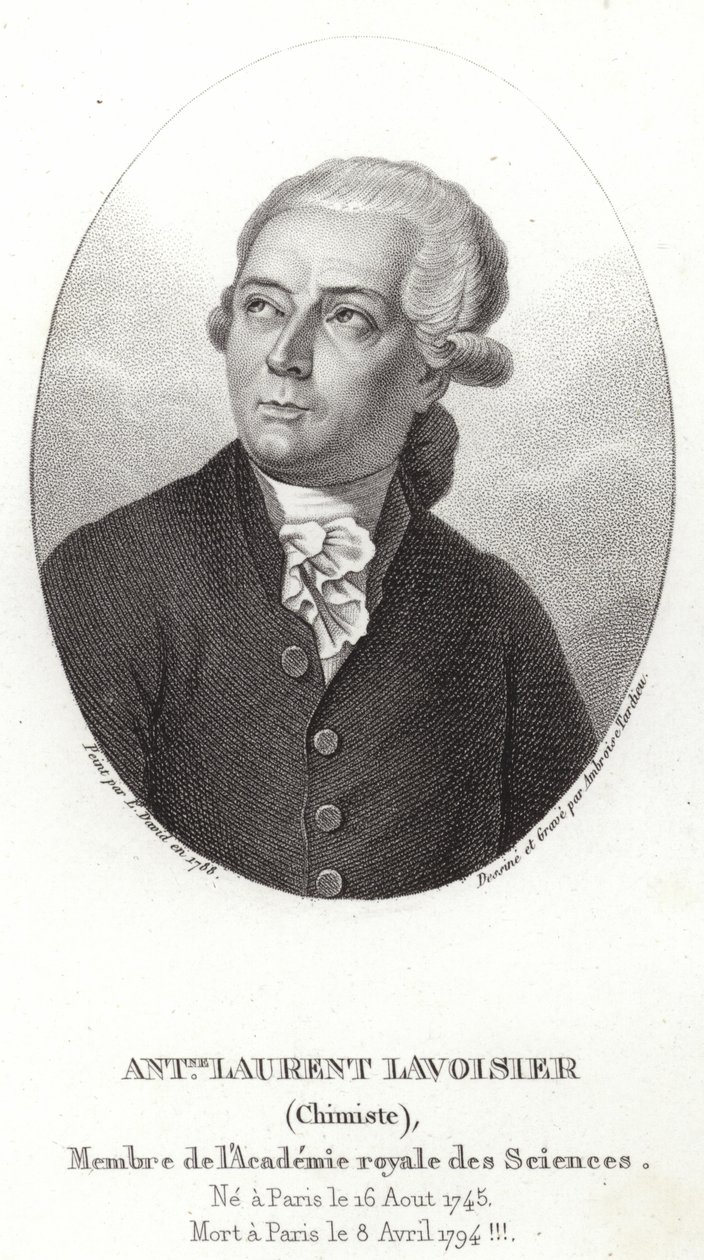 Antoine Laurent de Lavoisier av French School