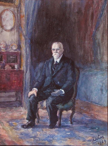 Antoine Beclere (1856-1939) 1929 (olje på lerret) av French School