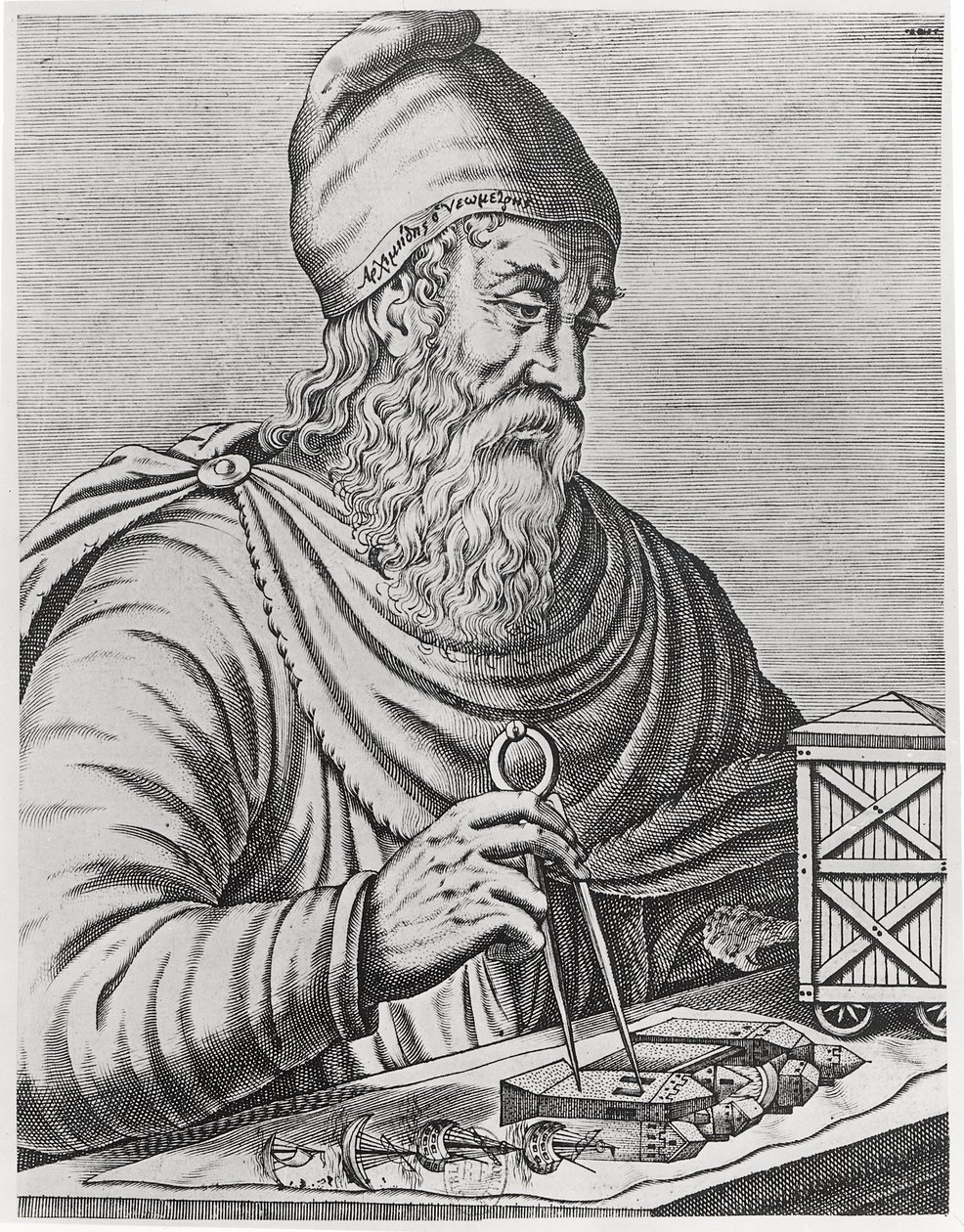 Arkimedes (287–212 f.Kr.) av French School