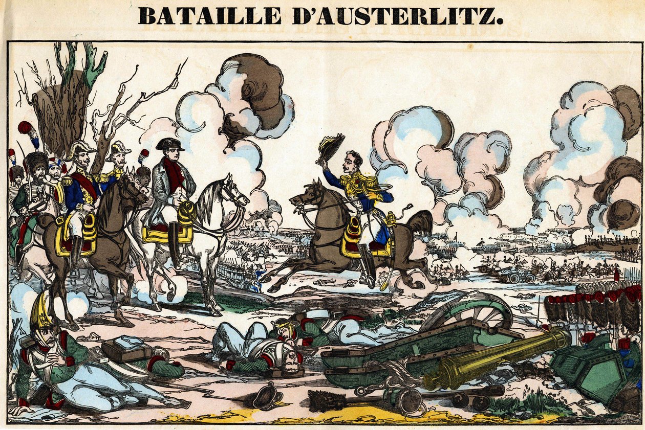 Battle of Austerlitz on December 2 av French School