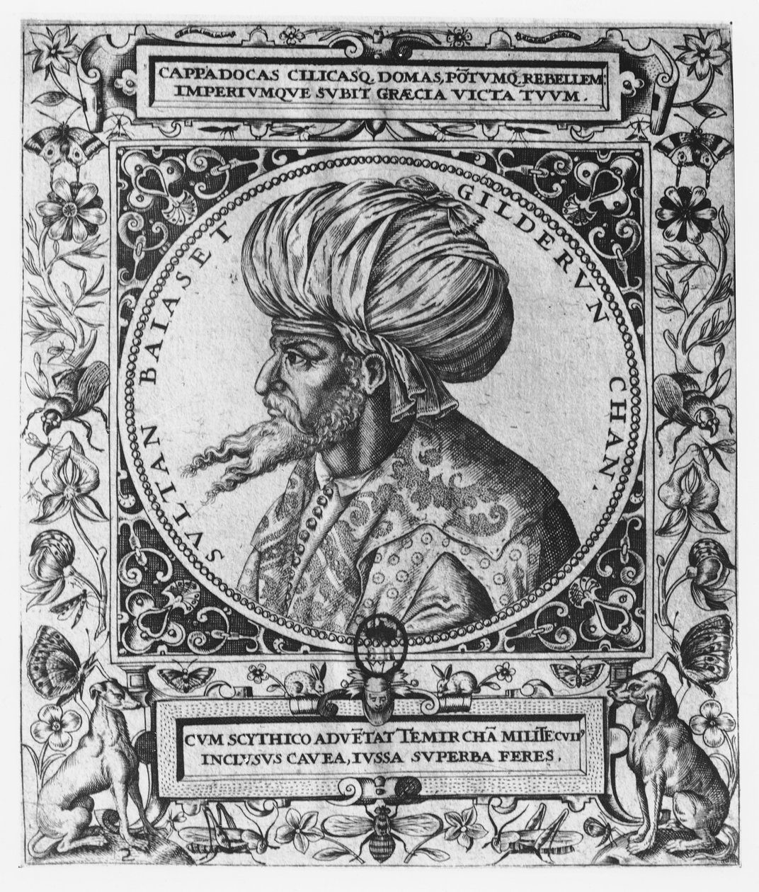 Bayezid I (gravering) av French School