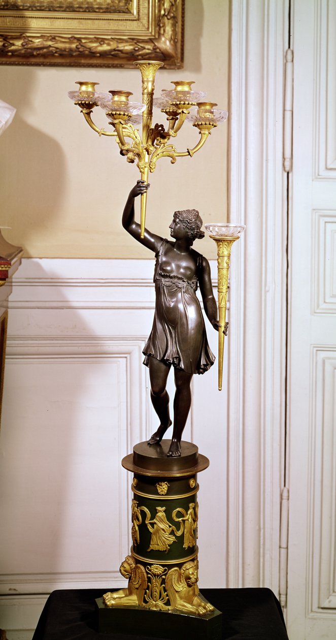 Candelabra (bronze) av French School