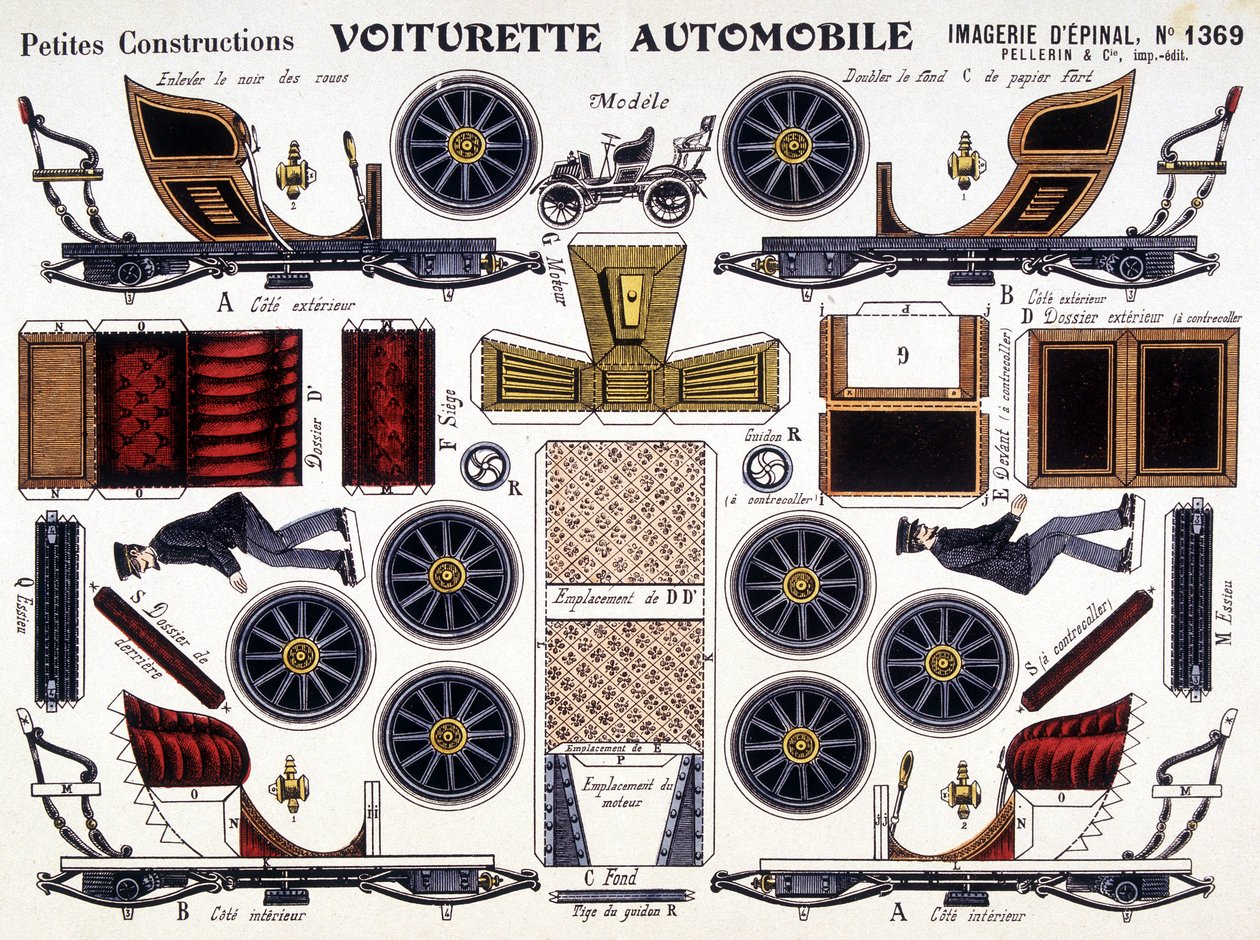 Bilvogn: Petites Constructions. 1800-tallet. av French School