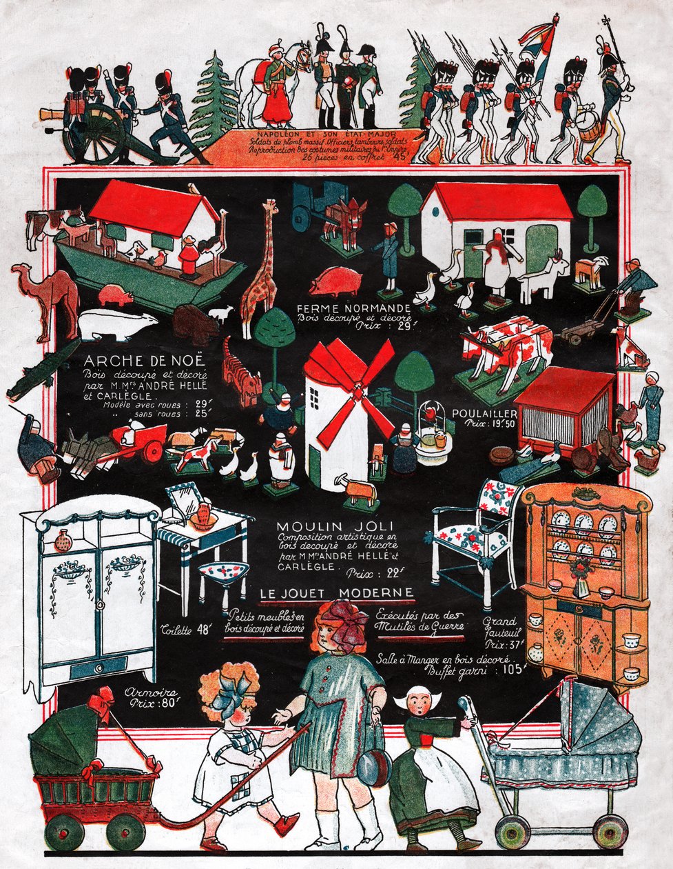 Juleleker. 1923 (gravering) av French School