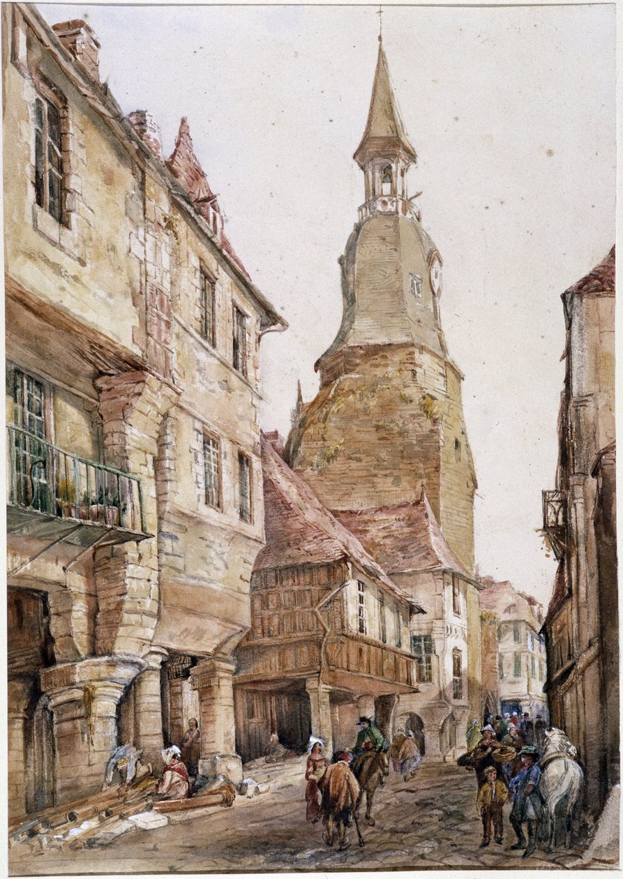 Klokketårn i Dinan av French School