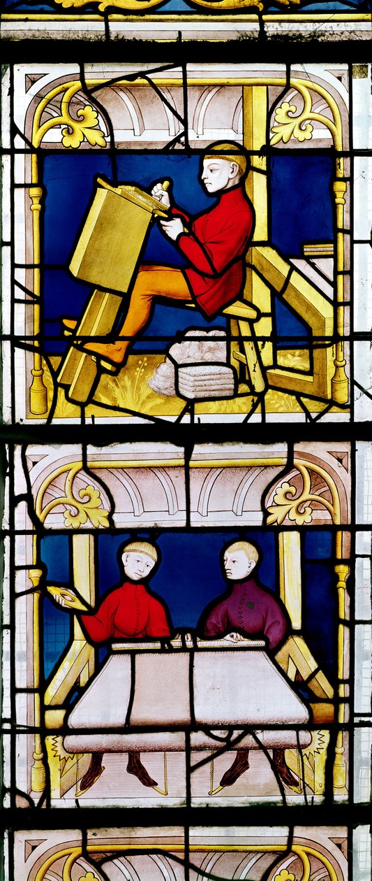 Cloth Merchants Window av French School
