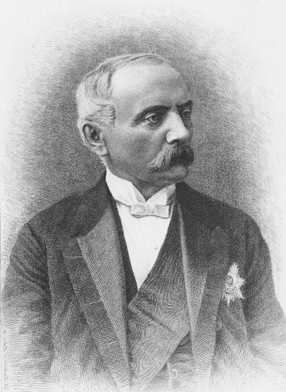 Clovis, Prince of Hohenlohe (gravering) av French School