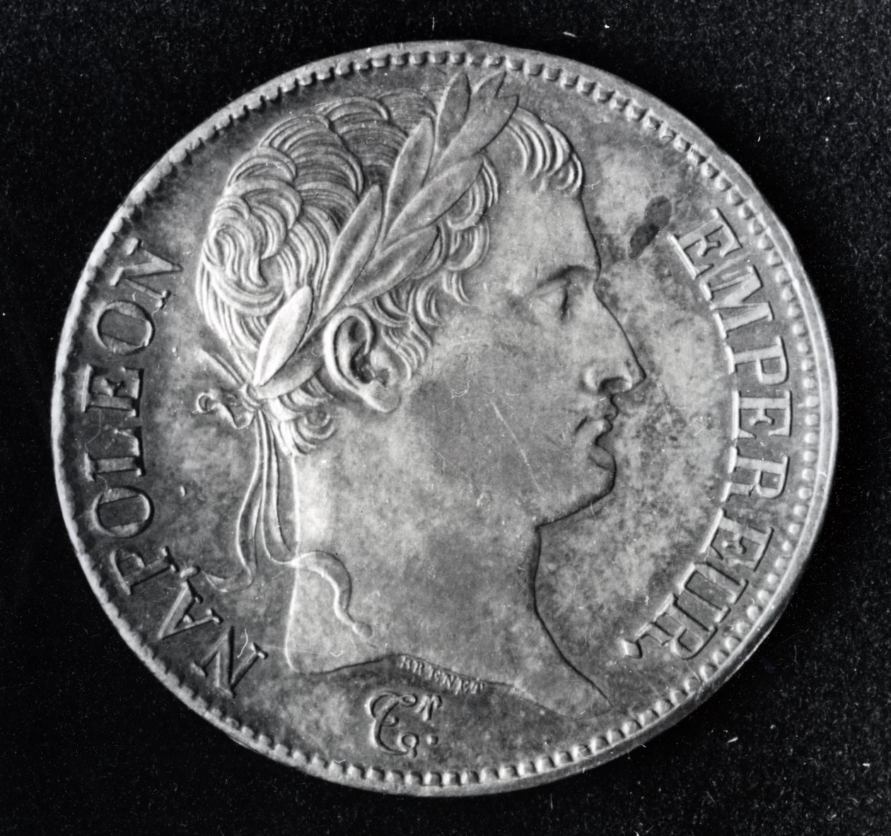 Mynt som viser Napoleon I (1769–1821) (metall) av French School