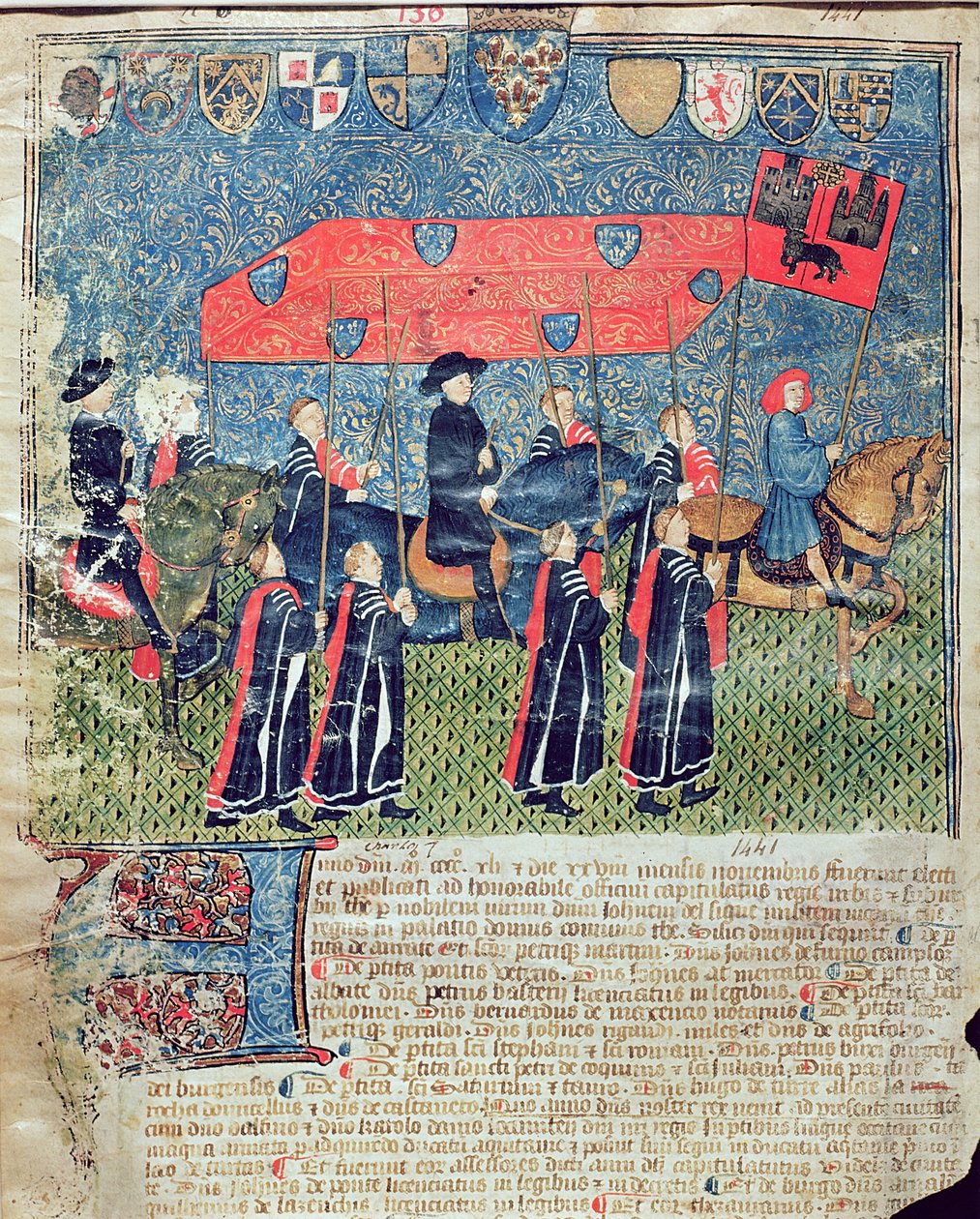 Inngang av Charles VII (1403-61) i Toulouse av French School