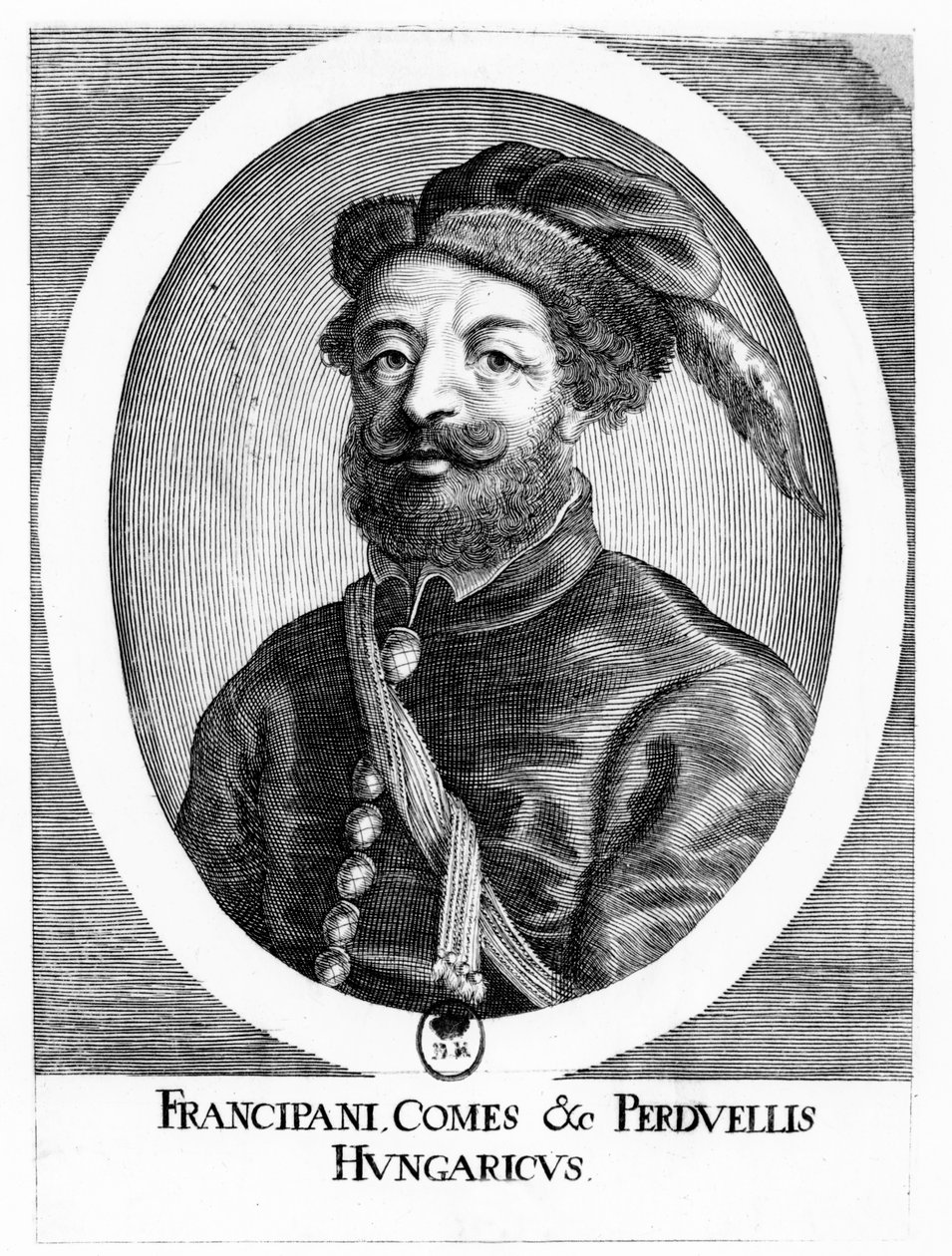 Francois-Christophe Frangipane (gravering) av French School