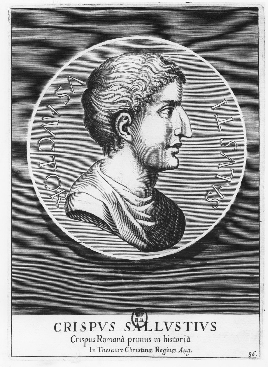 Gaius Sallustius Crispus, Sallust (gravering) av French School