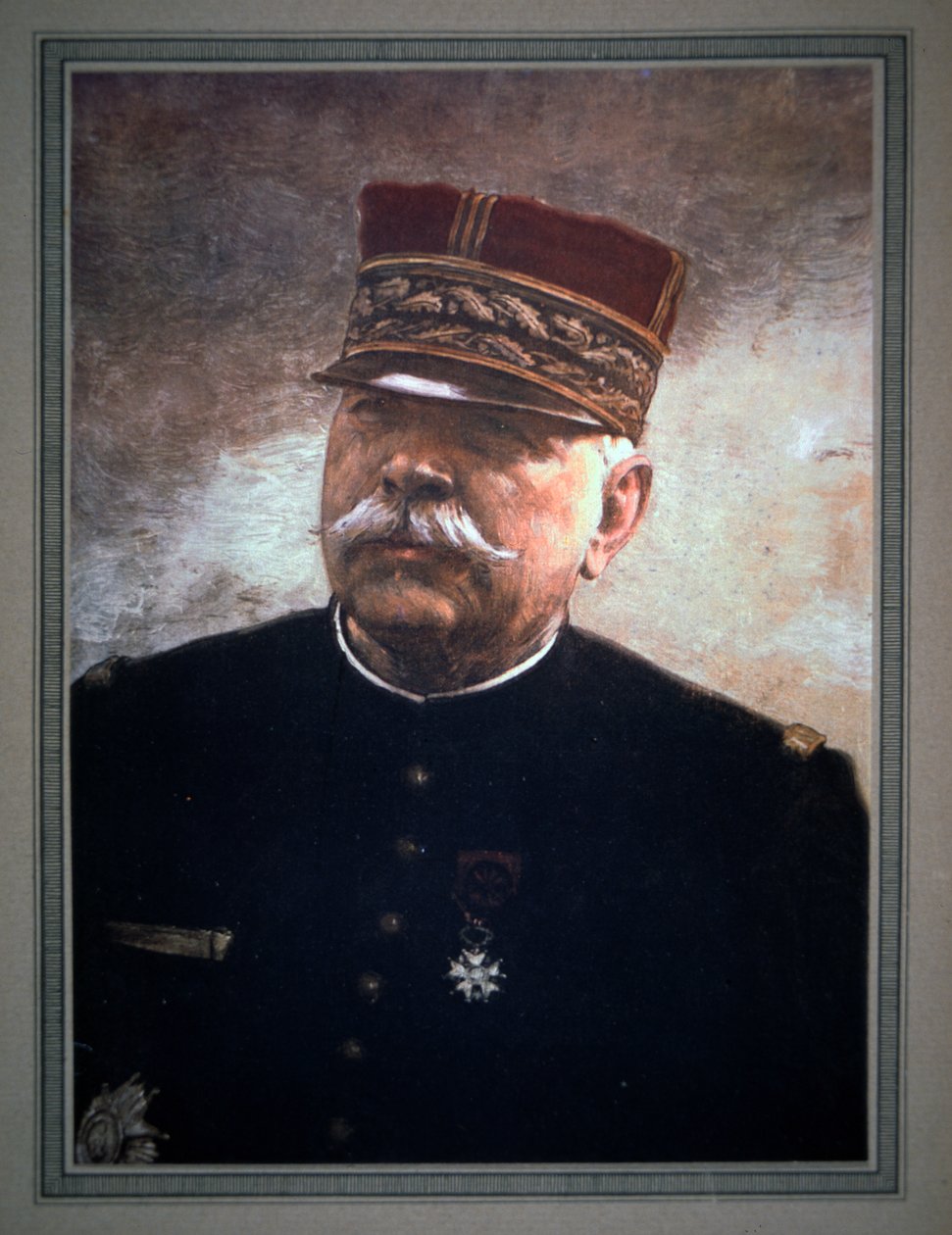 General Joseph Joffre (farge litho) av French School