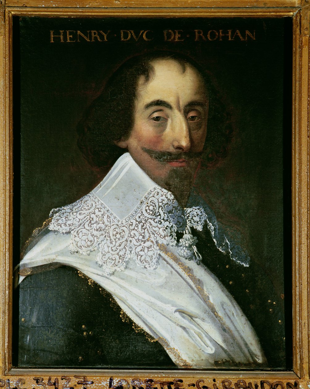 Henri (1579-1638) hertug av Rohan, 1617-38 av French School