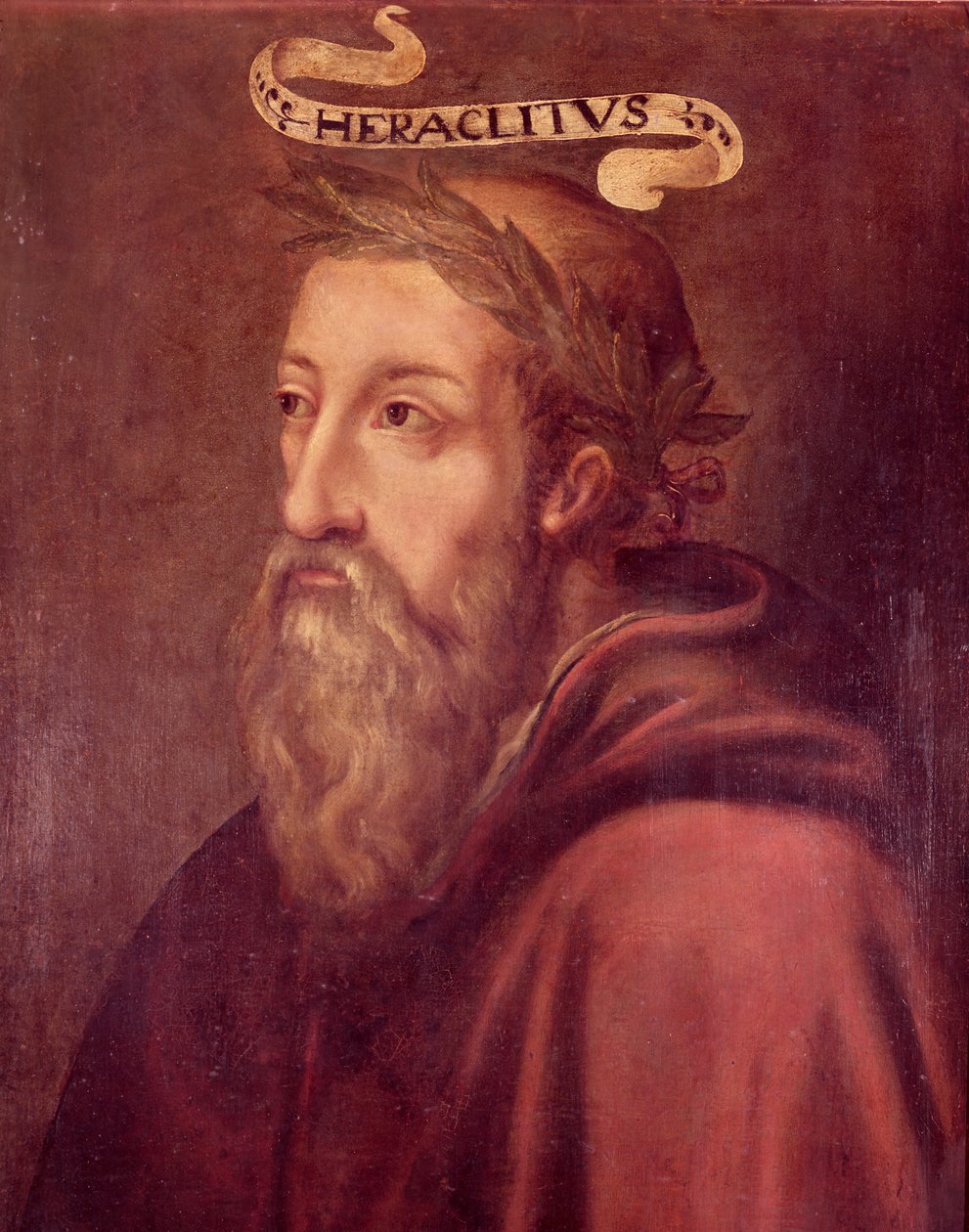 Heraklit fra Efesos (ca. 535-ca. 475 f.Kr.) av French School