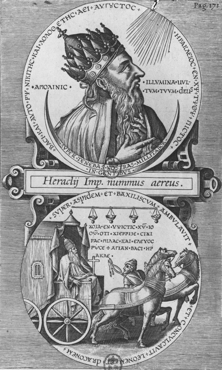 Heraclius (gravering) av French School