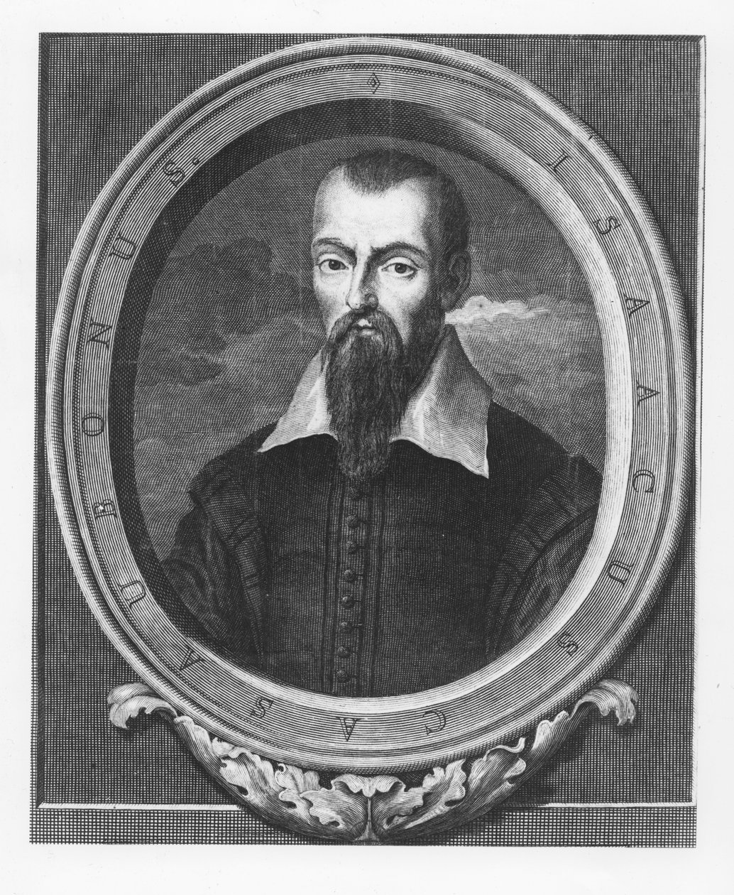 Isaac Casaubon (gravering) av French School