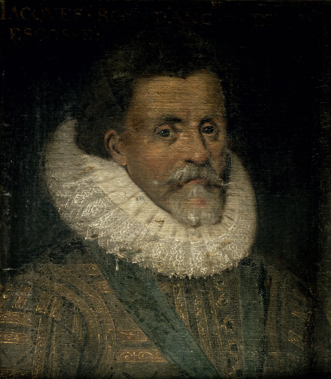 James I av England (1566–1625) av French School