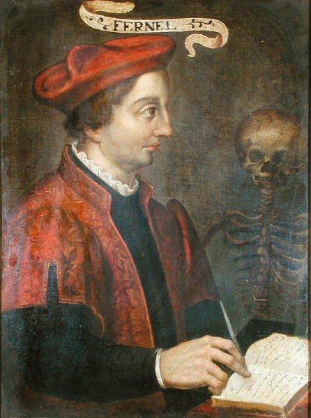 Jean Fernel (ca. 1497-1558) (olje på lerret) av French School