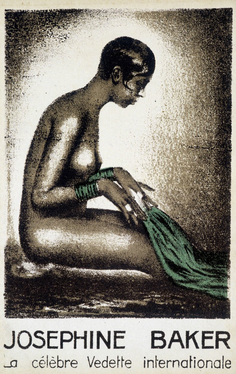 Joséphine Baker: den berømte internasjonale stjernen. sd. av French School