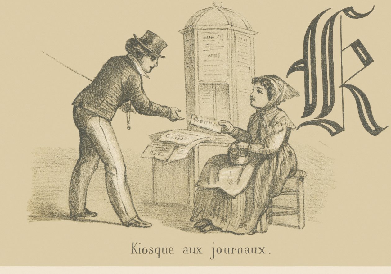 K: Aviskiosk av French School