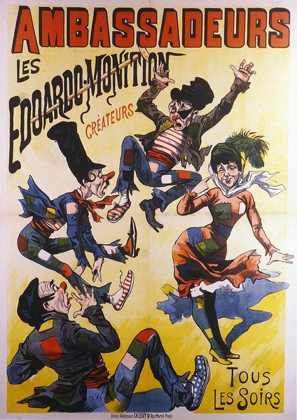 The Ambassadors-plakat (farge litho) av French School