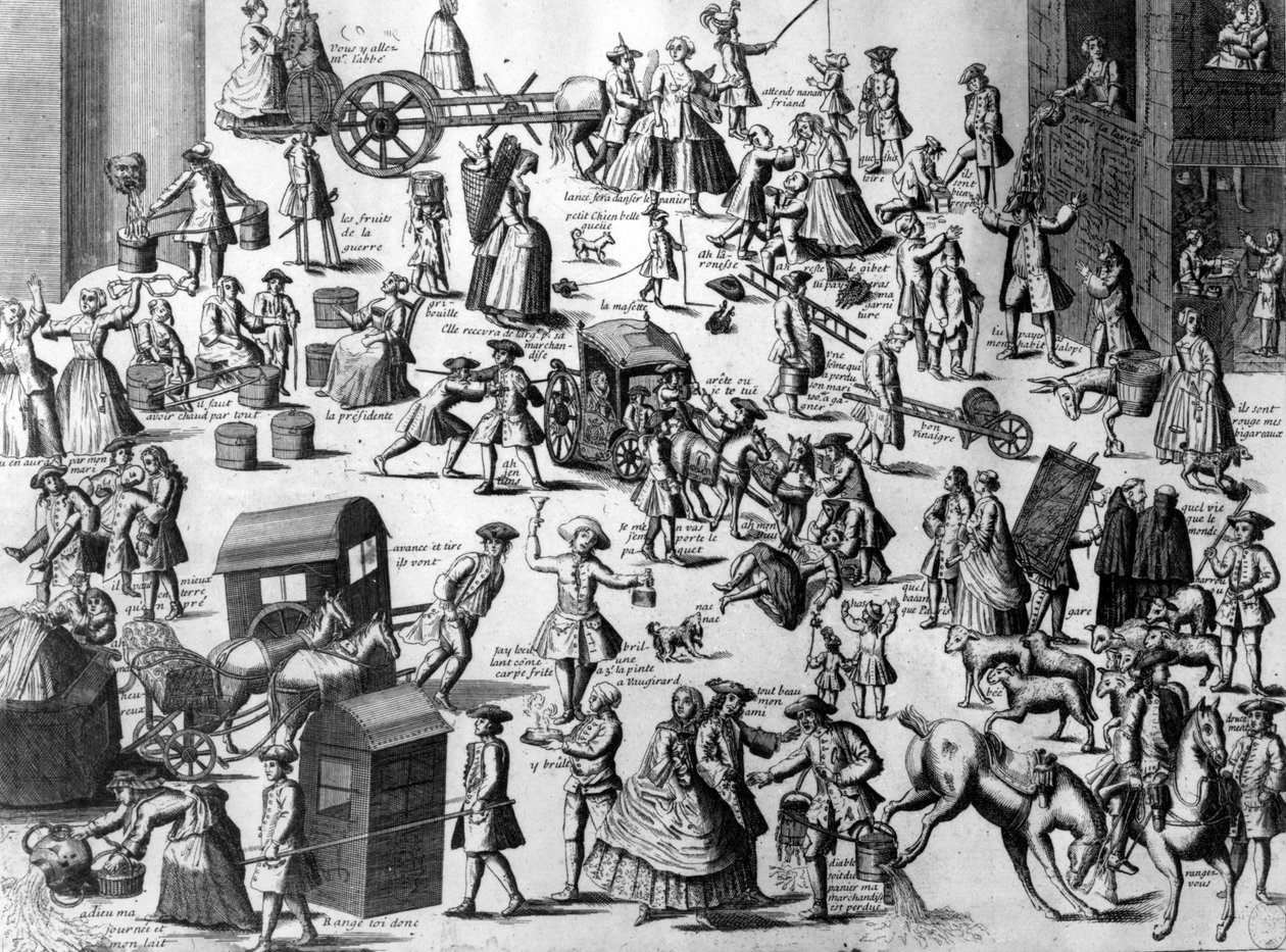 The Embarrassments of Paris, ca. 1720 av French School