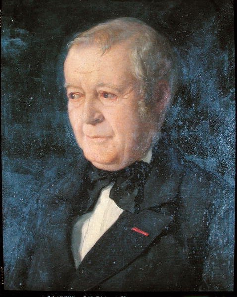 Louis Auguste Mercier (1811-82) (olje på lerret) av French School