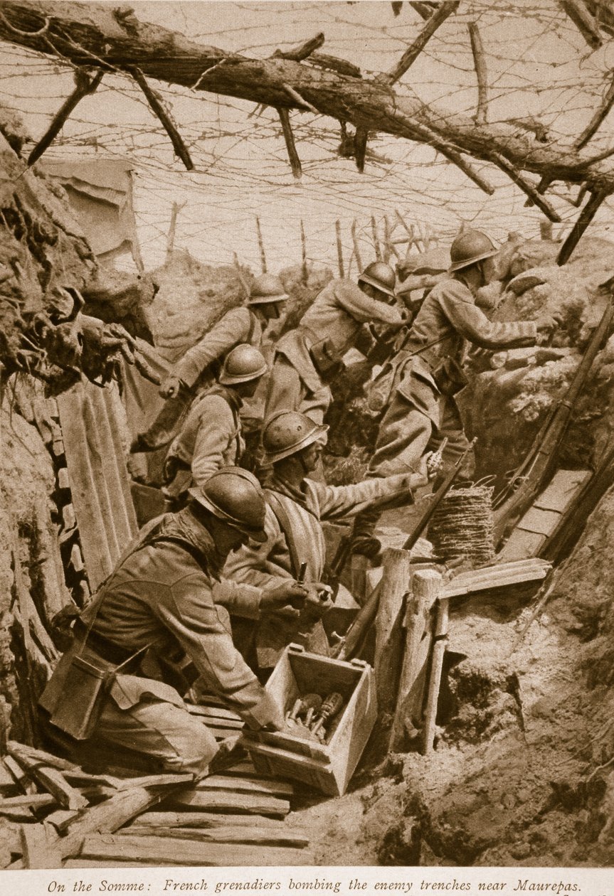 På Somme, 1914-19 av French School