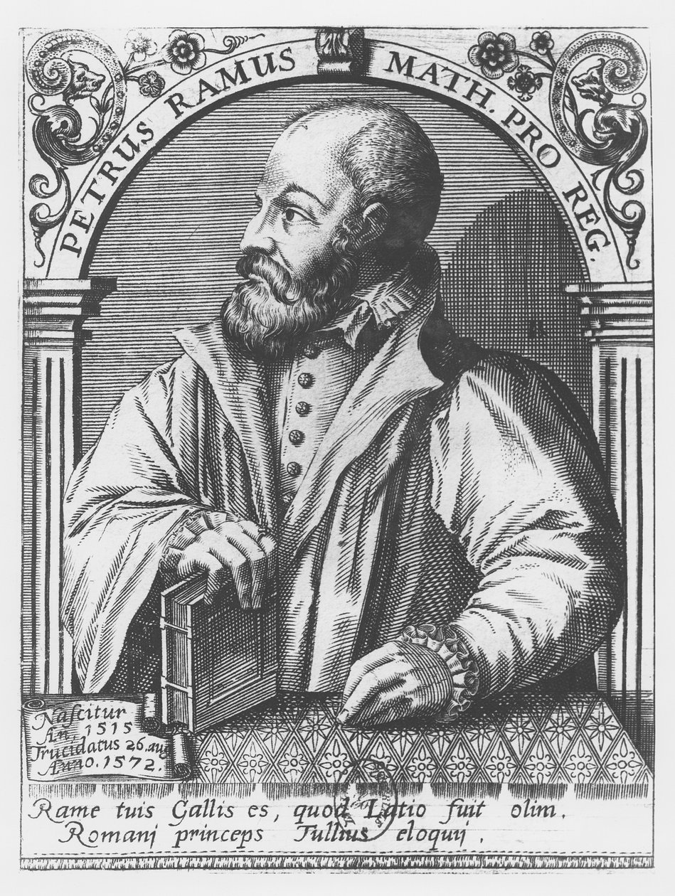 Pierre Ramus (gravering) av French School