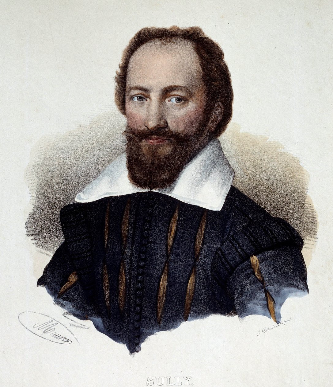 Portrett av Maximilian de Bethune av French School