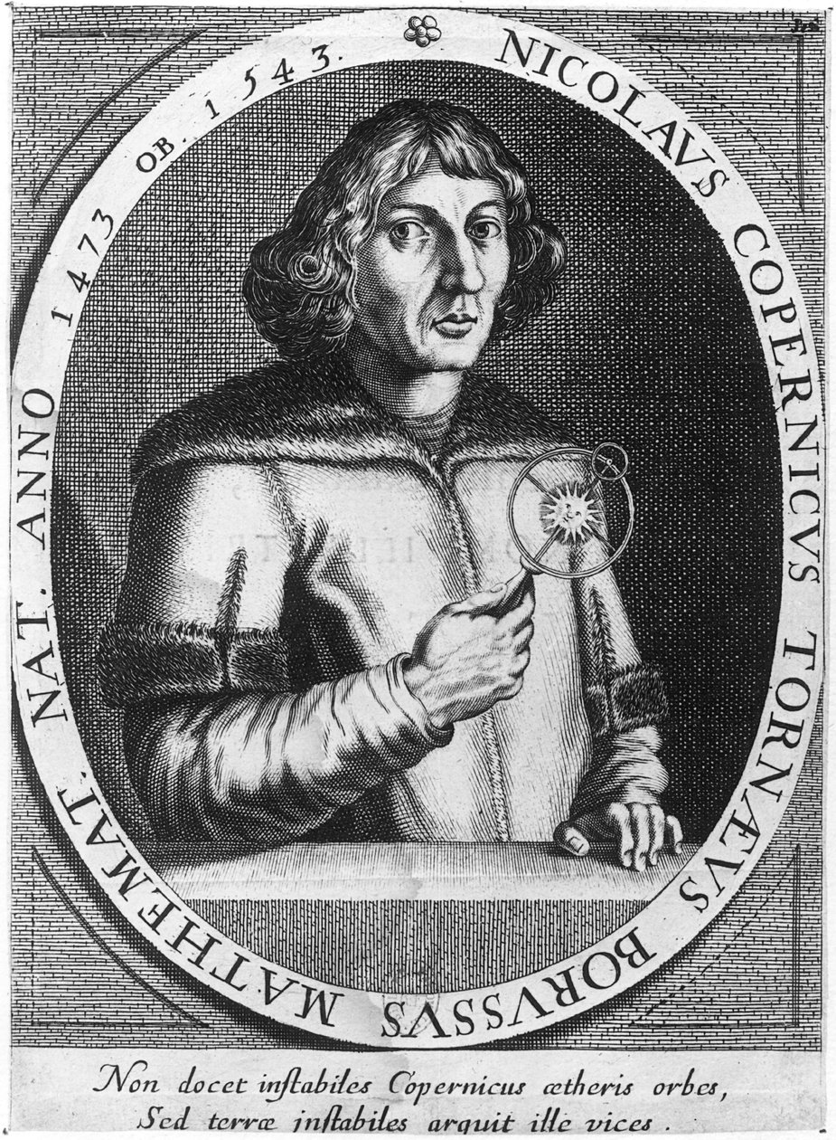 Portrett av Nicolas Copernicus (1473-1543) av French School