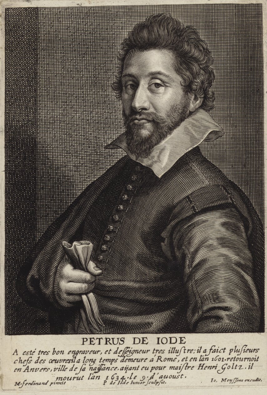 Portrett av Pieter de Jode I av French School