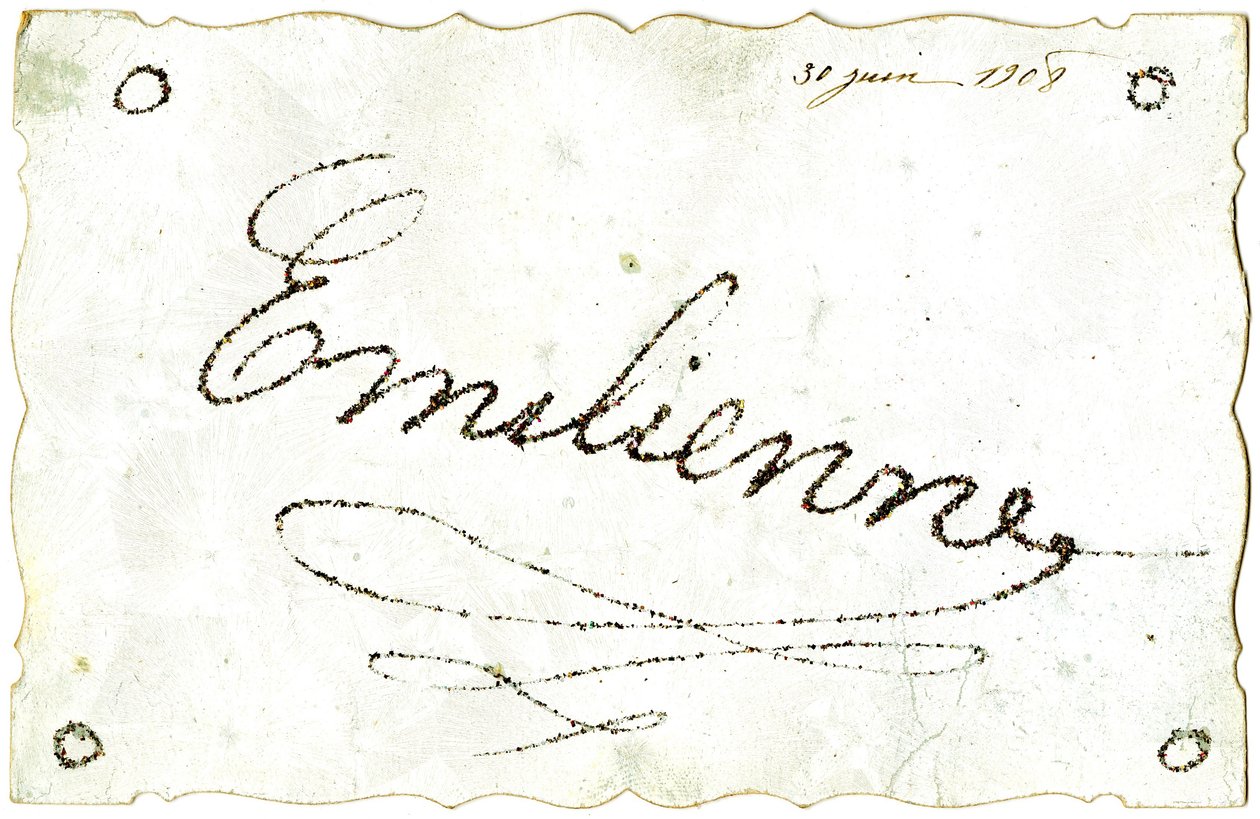 Postkort: Emilienne, datert 30. juni av French School