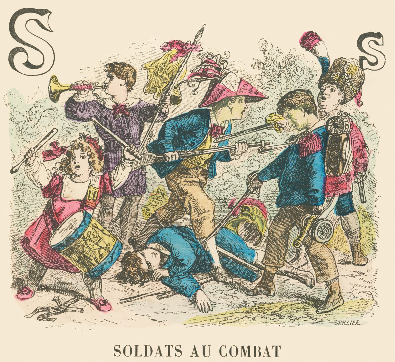 S: Soldater i kamp av French School