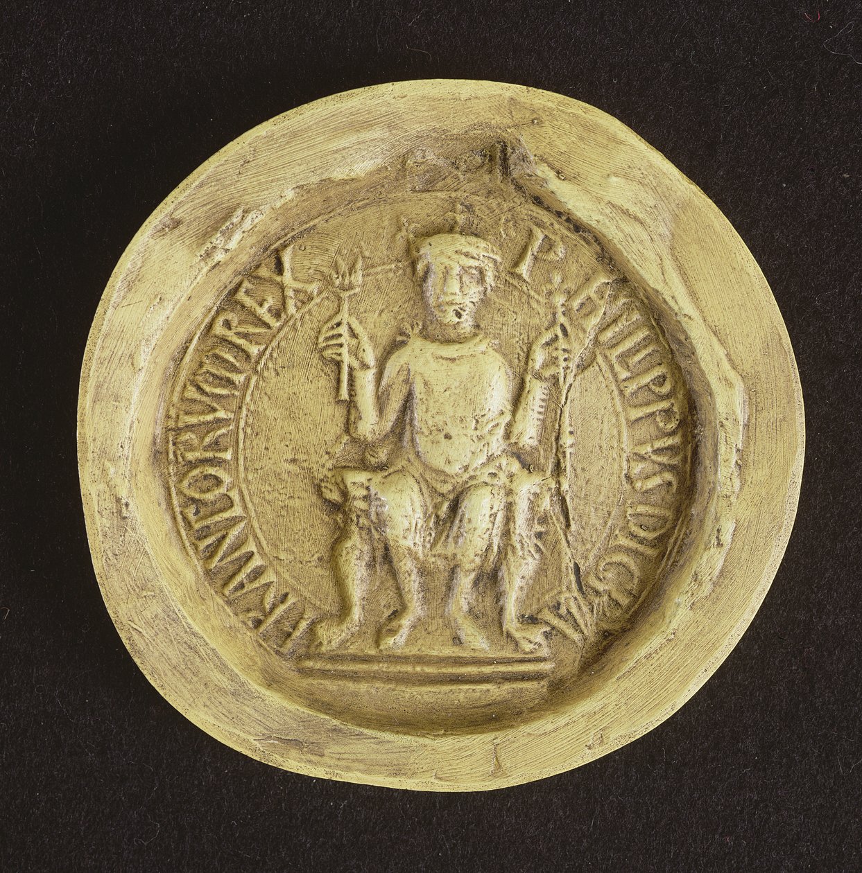 Segl fra Philippe I (1052-1108) 1082 (voks) av French School