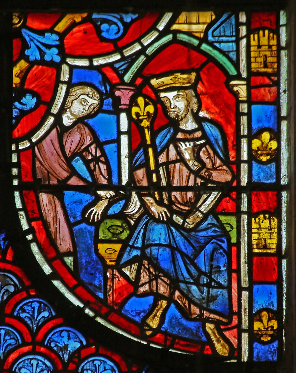 St Blaise henrettet for en konge av French School