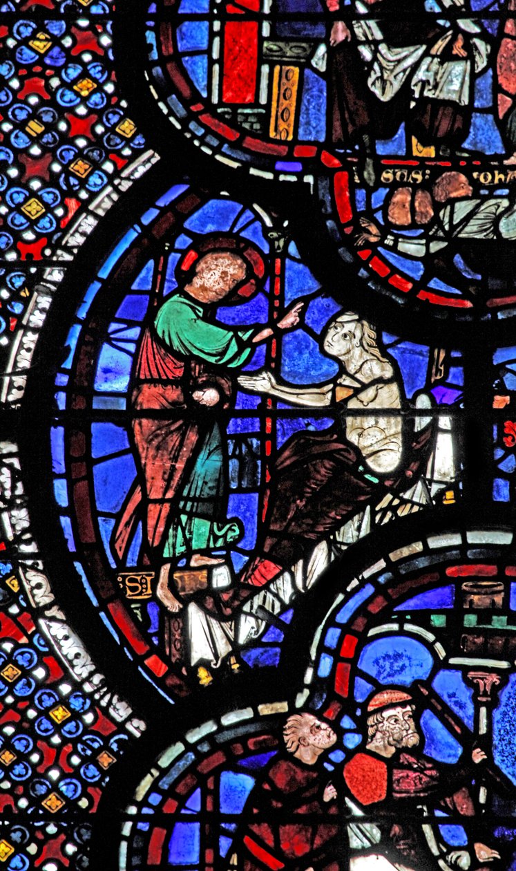 St John-vinduet: gjenoppliver en kvinne (w48) av French School