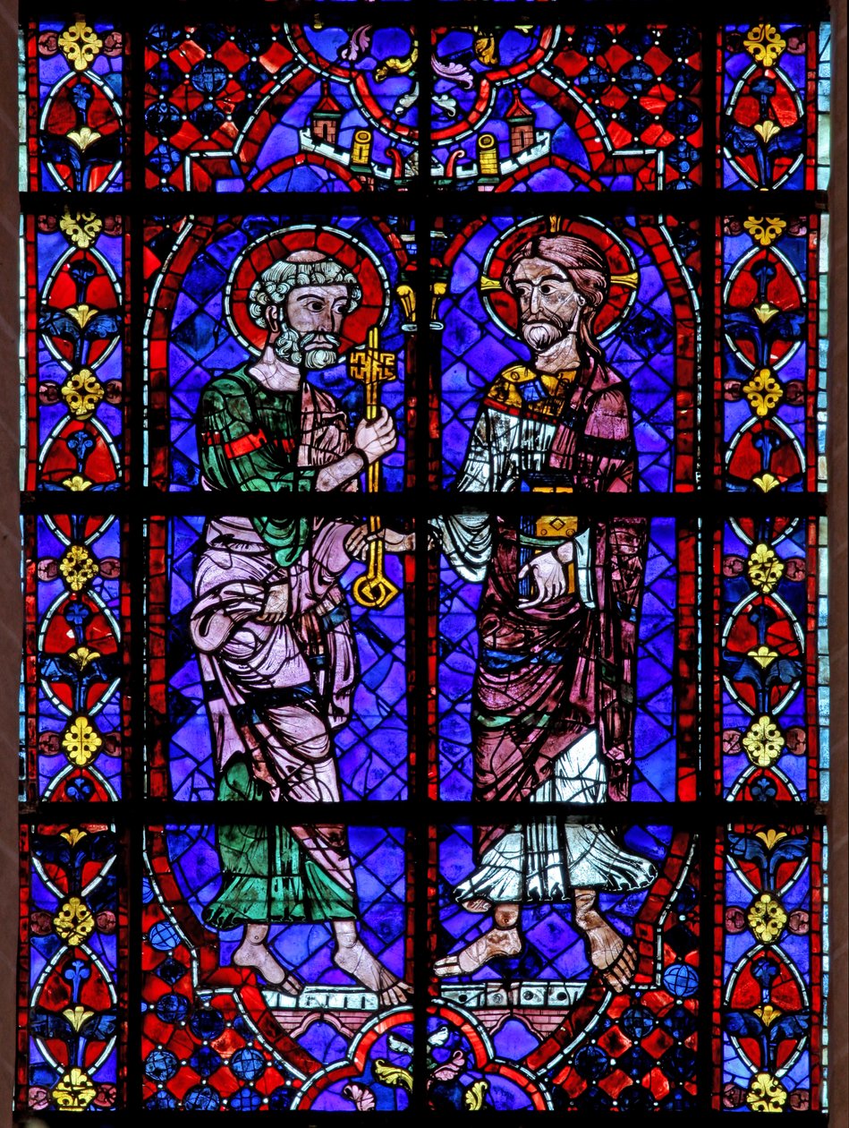 St Peter - mottar nøklene (w105) av French School