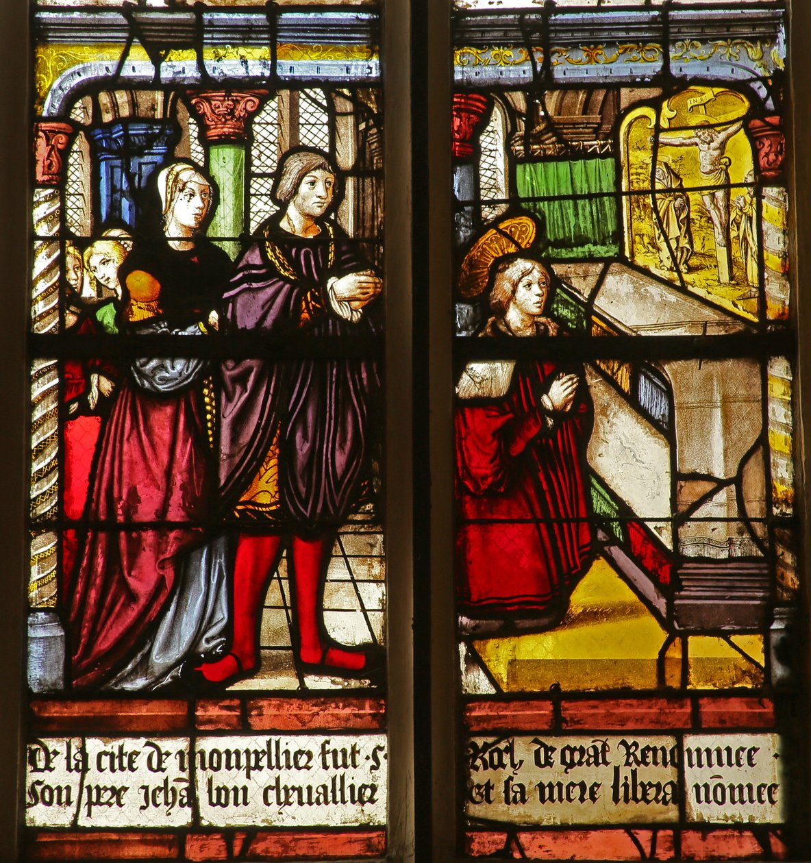 St Roche som et fromt barn av French School