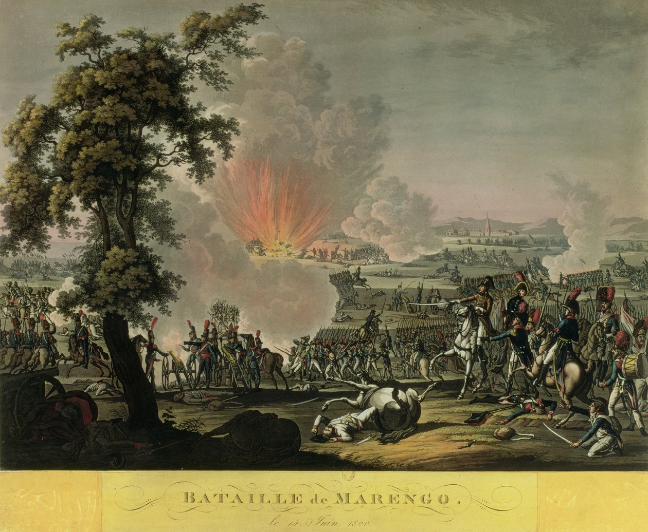 Slaget ved Marengo, 14. juni 1800 av French School