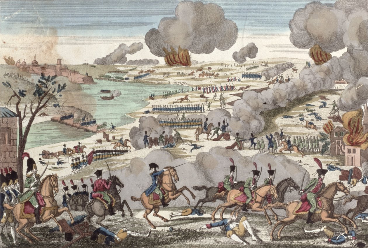 Slaget ved Wagram, 6. juli 1809 av French School