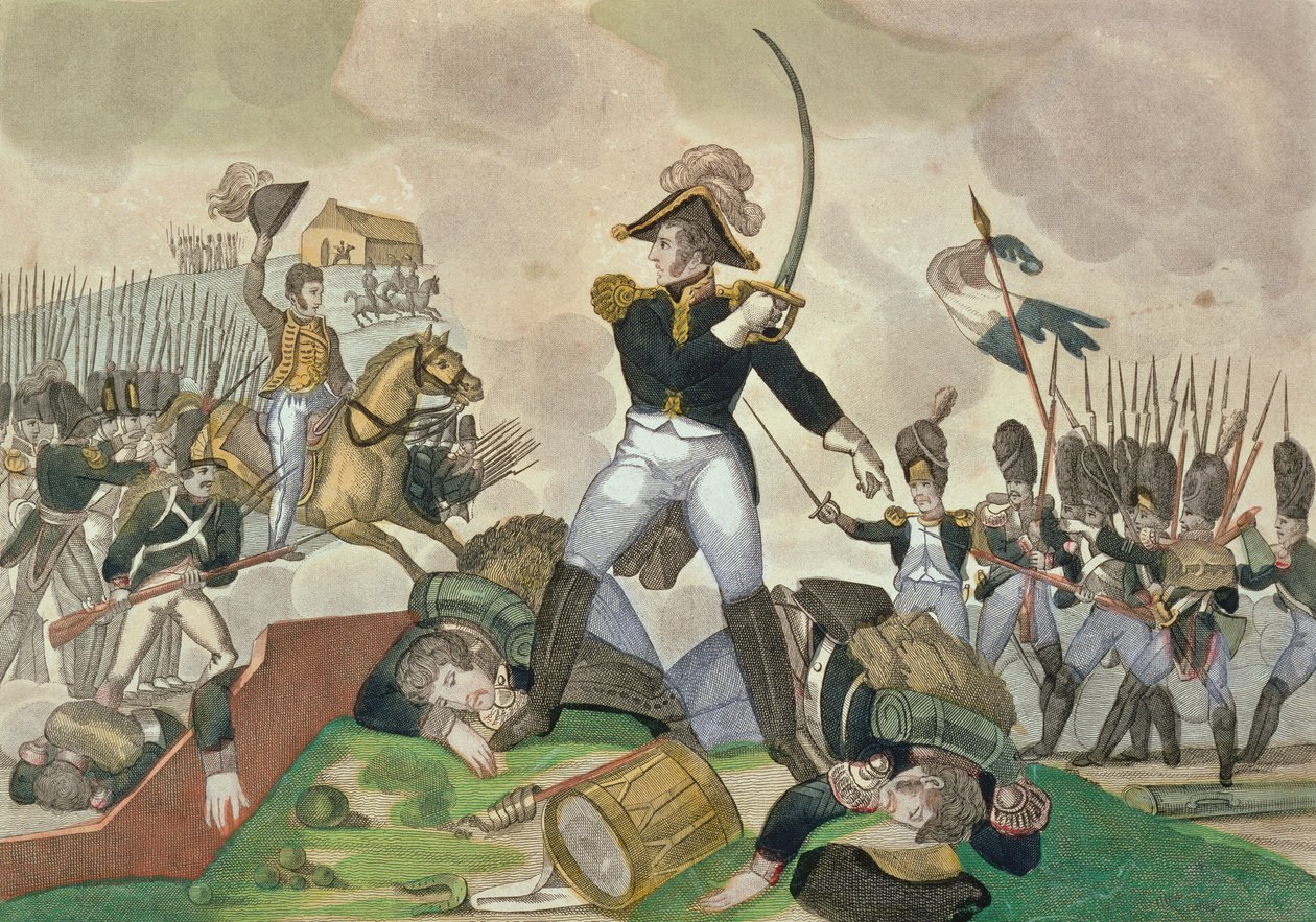 Slaget ved Waterloo, 18. juni 1815 av French School