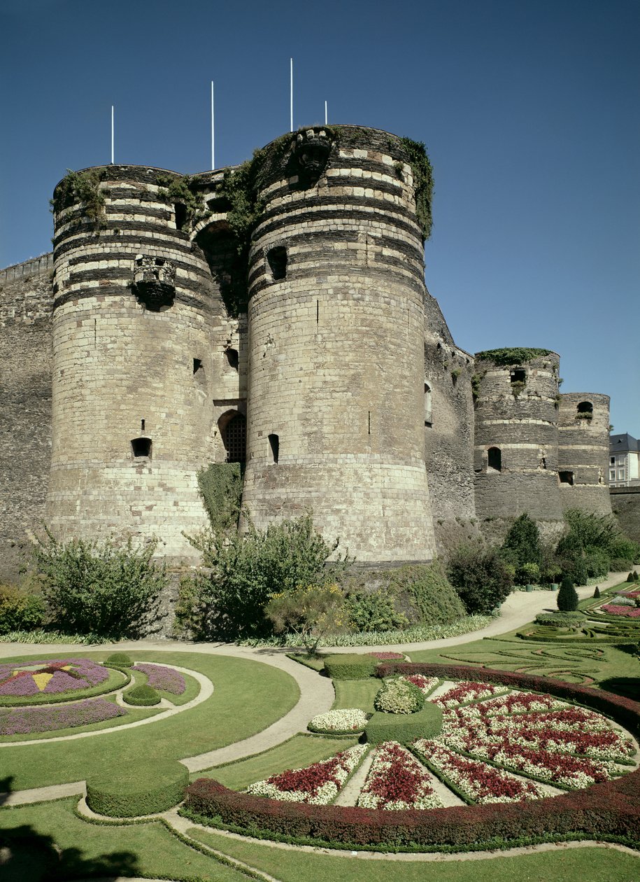 Chateau dAngers, fullført 1238 av French School