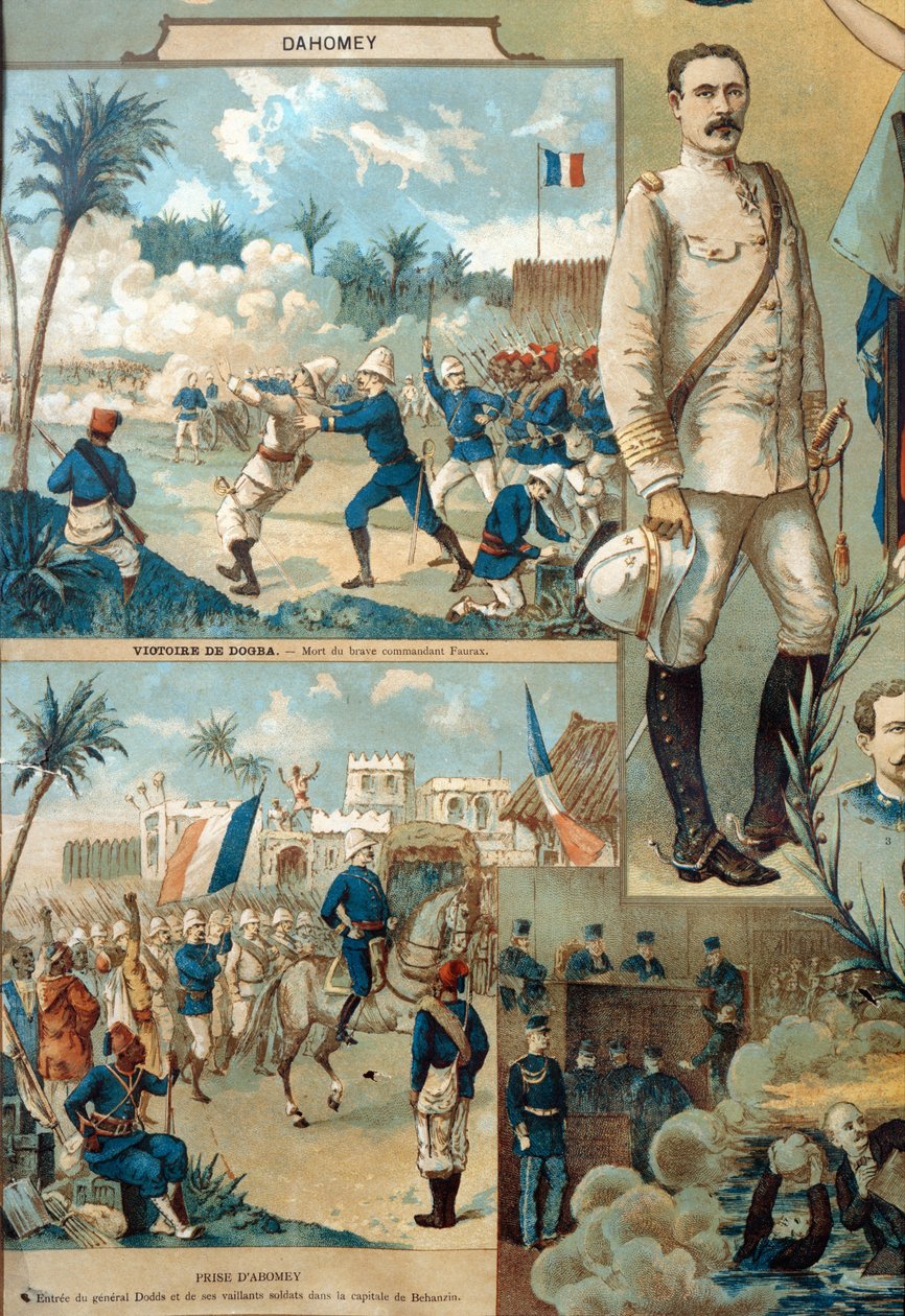 Dahomey-kampanjen i 1892 av French School
