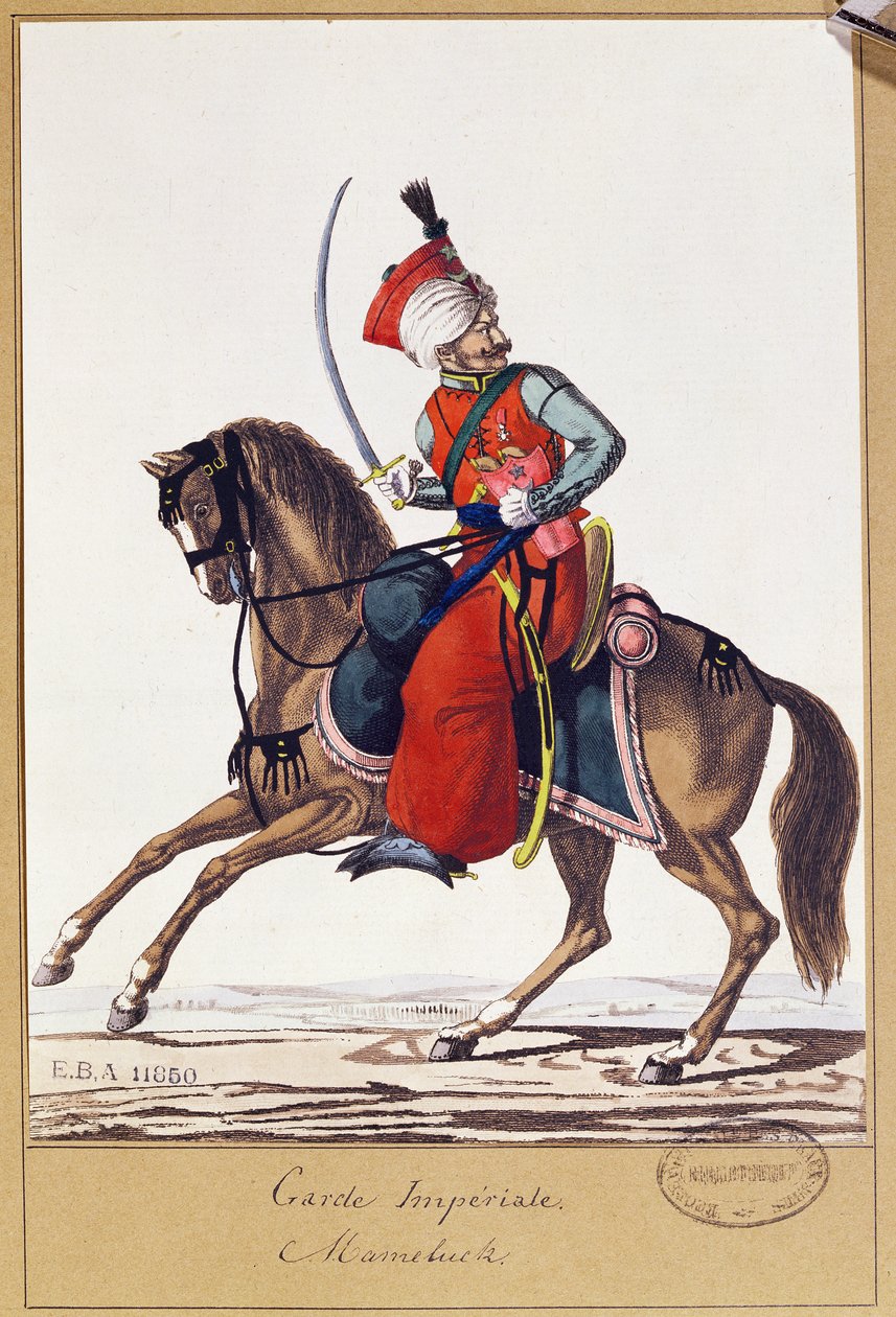 Den keiserlige garde, Mameluk, tidlig på 1800-tallet av French School
