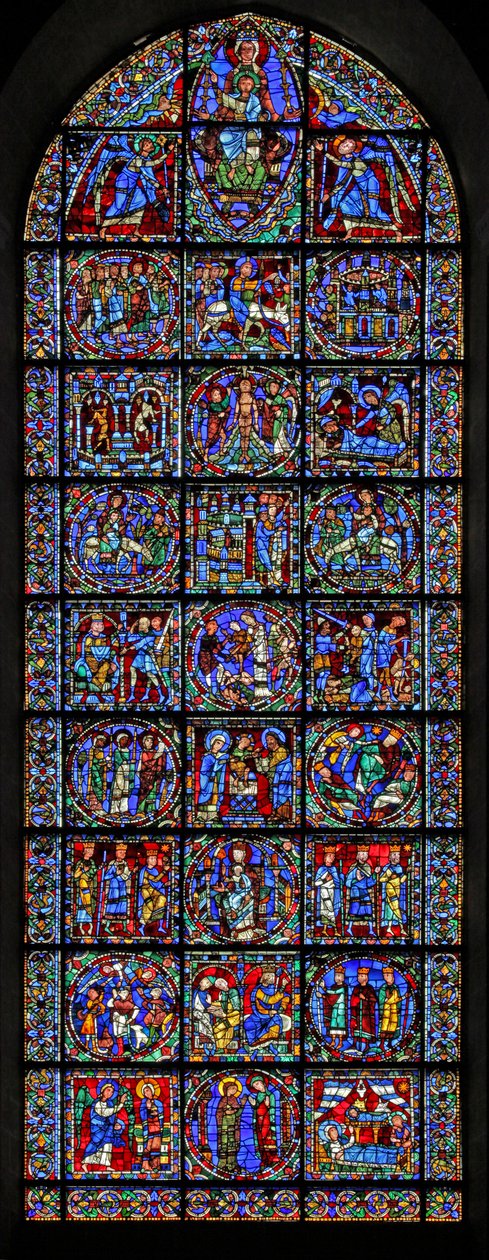 The Life of Christ-vinduet (w50) av French School