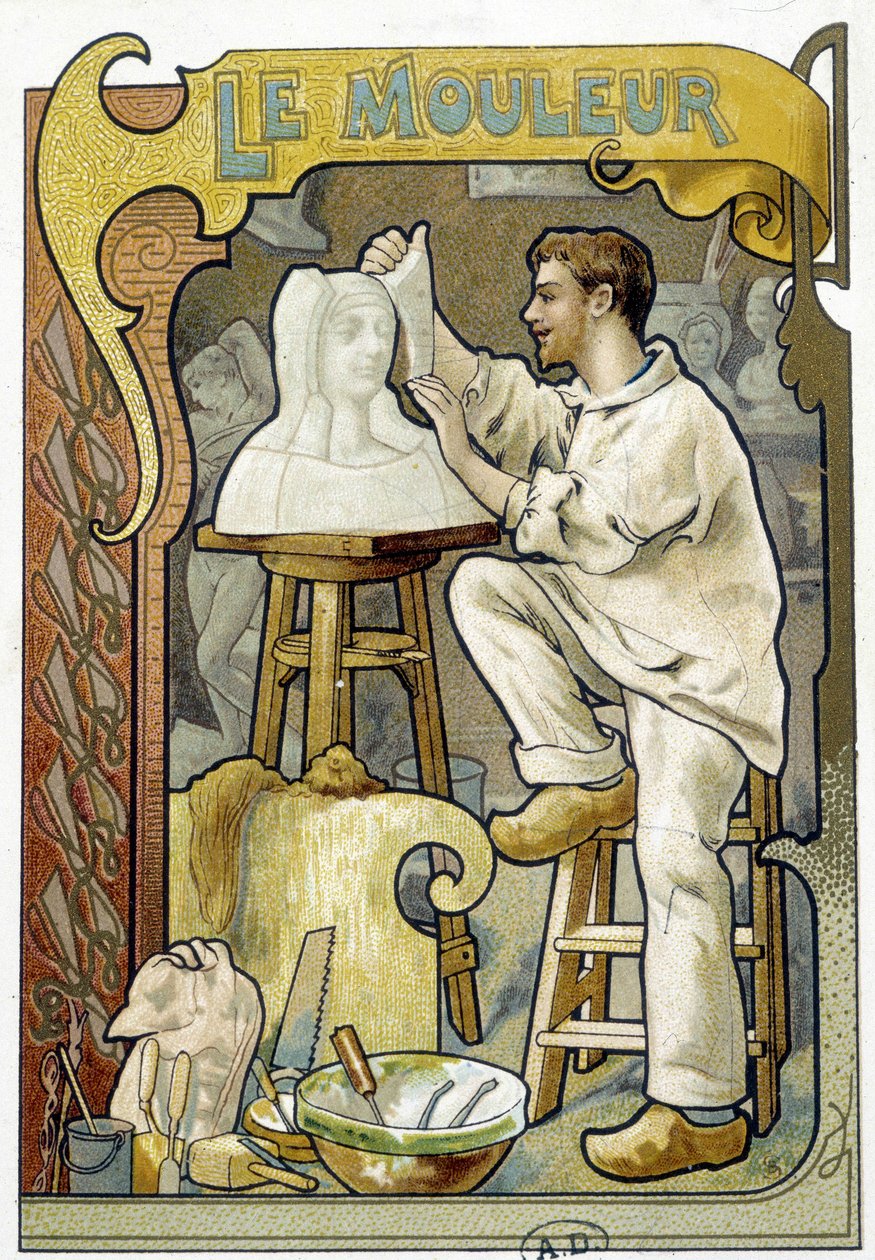 The Moulder - Chromo. av French School