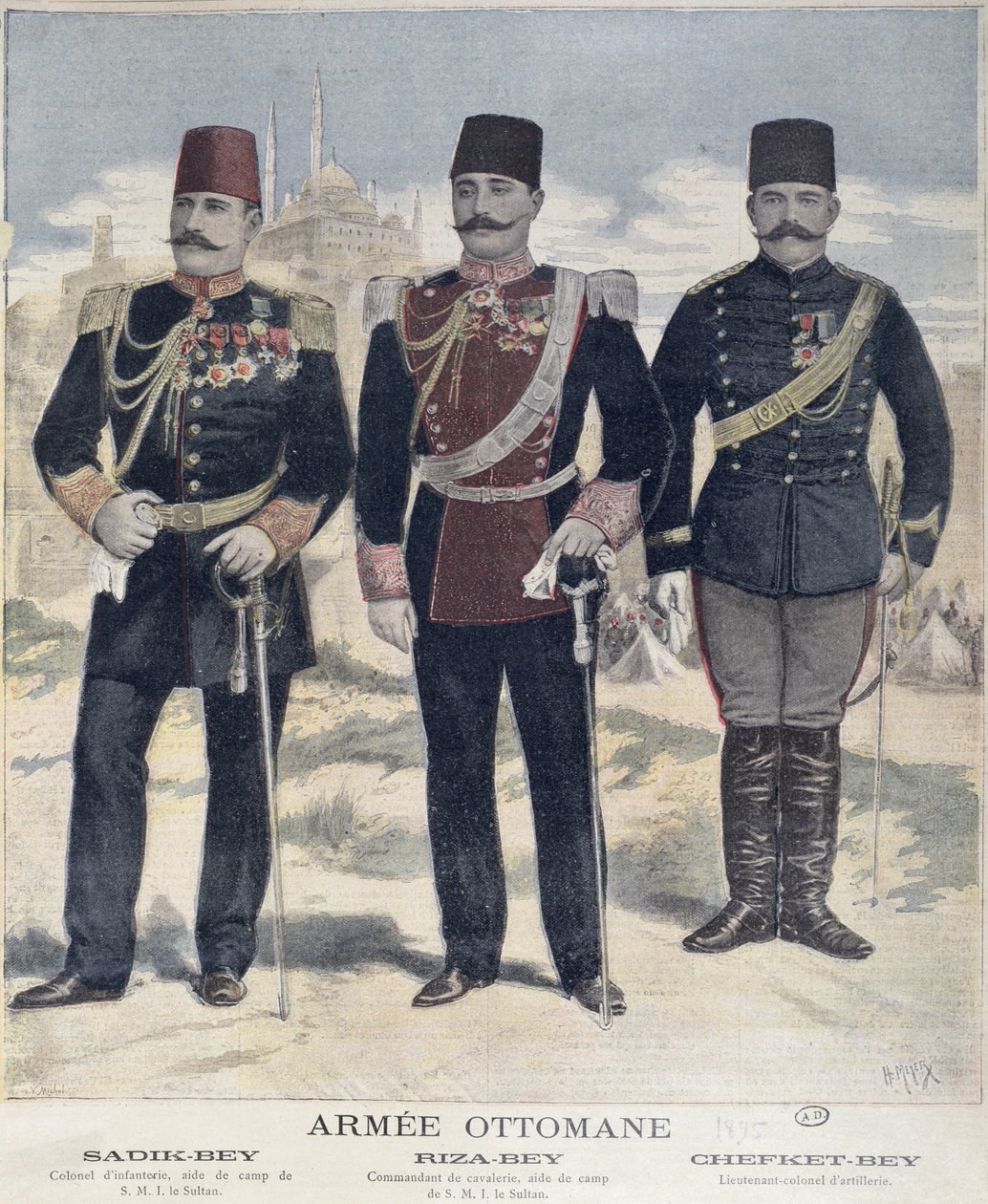 Den osmanske hæren, 1895 av French School